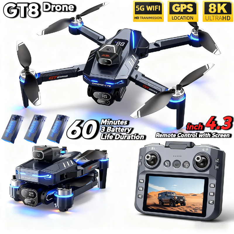 Drone Gps Mount - For Genuine GT8 Drone 4K Professional