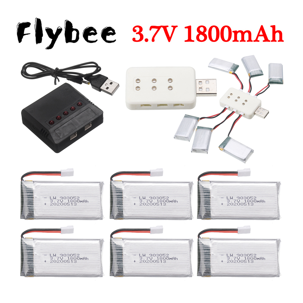 3.7V 1800mAh lipo Battery/char - Drone Charger recensie en prijs