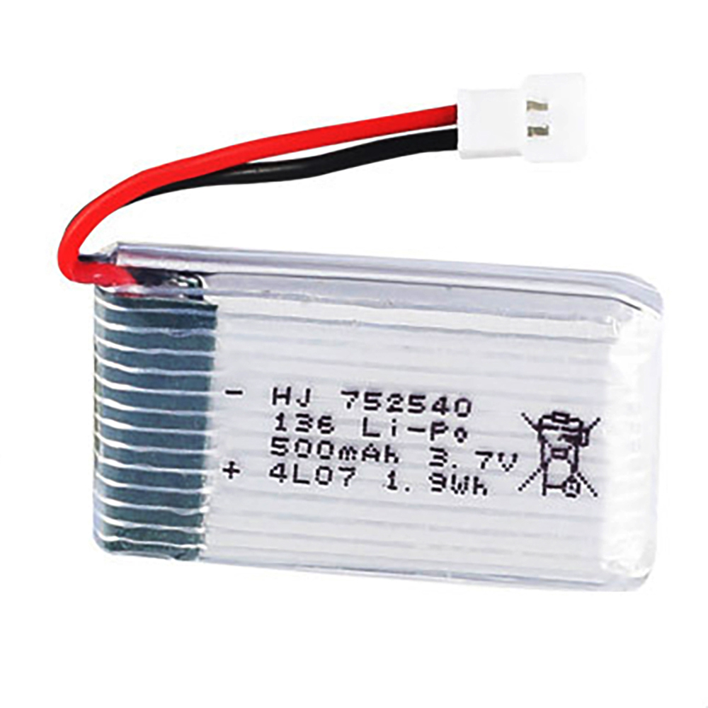 3.7V 500mAh 752540 Lipo Batter - Drone Charger recensie en prijs