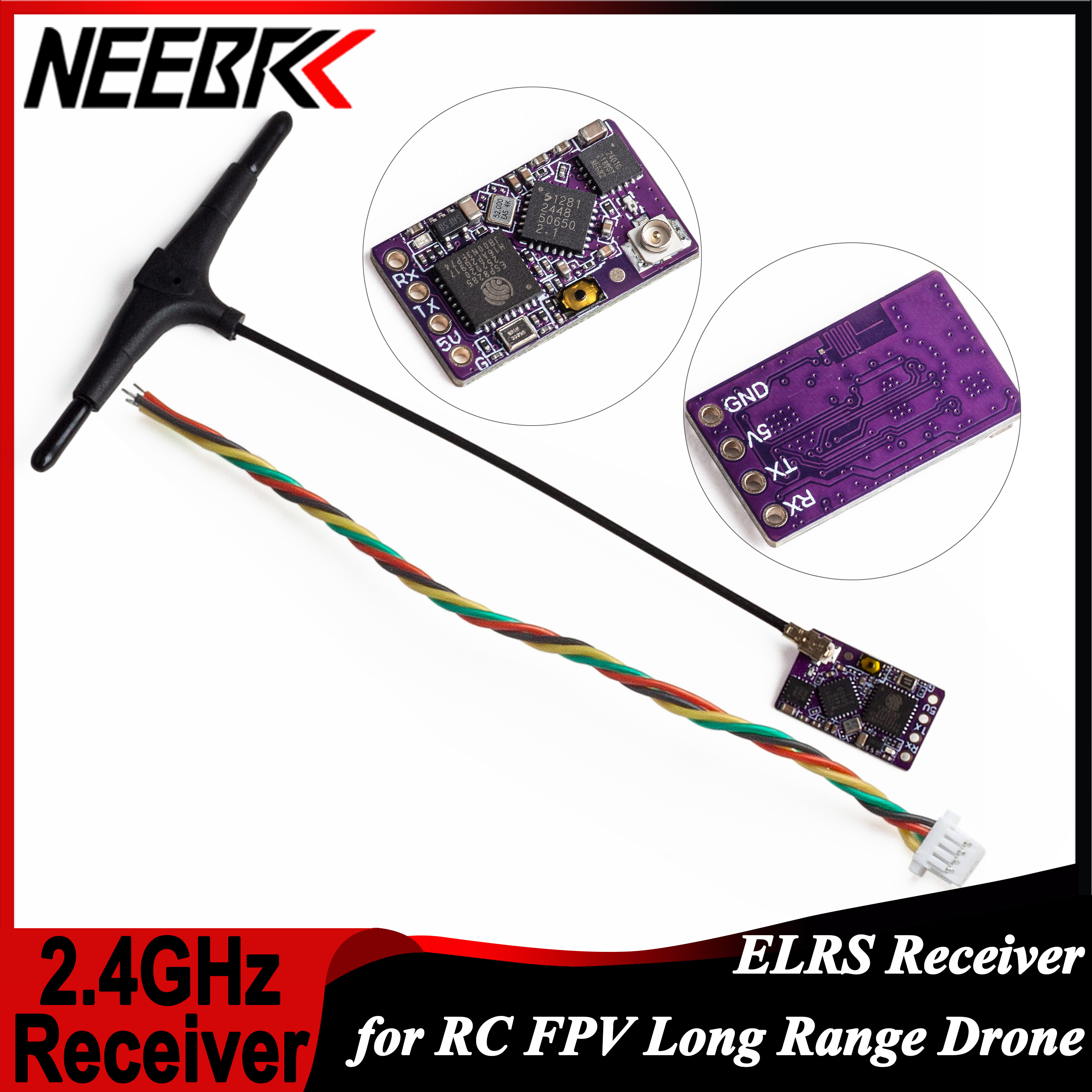 1/2/5/10PCS ELRS 2.4GHz RX Lon - Drone Frame recensie en prijs