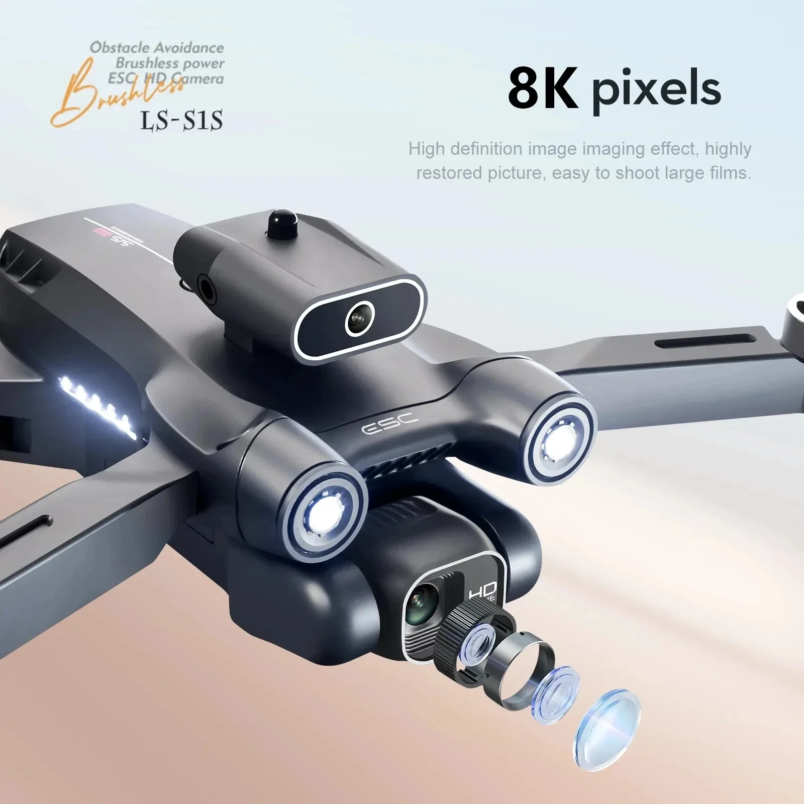New S1S 5G GPS Drone Camera 8K - Drone Gps Mount recensie en prijs