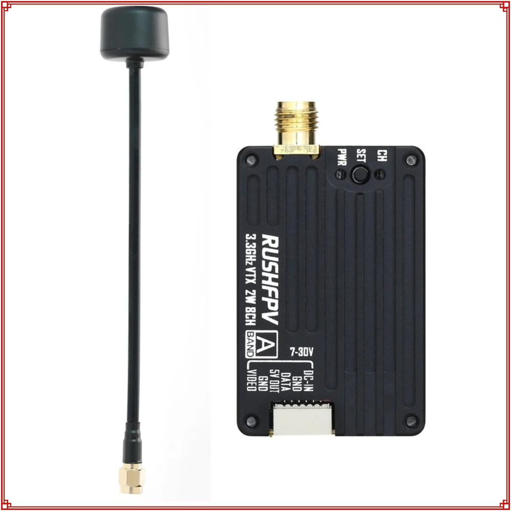 2026 New RUSHFPV 3.3G 2W VTX T - Drone Transmitter recensie en prijs