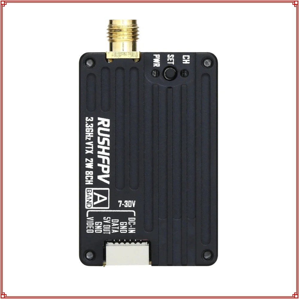 2026 New RUSHFPV 3.3G 2W VTX T - Drone Transmitter recensie en prijs