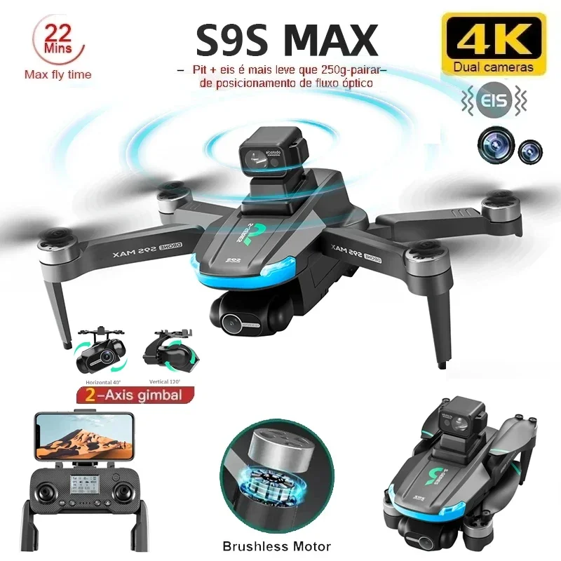NEW S9S MAX MINI Drone 4K 2-Ax - Drone Gps Mount recensie en prijs