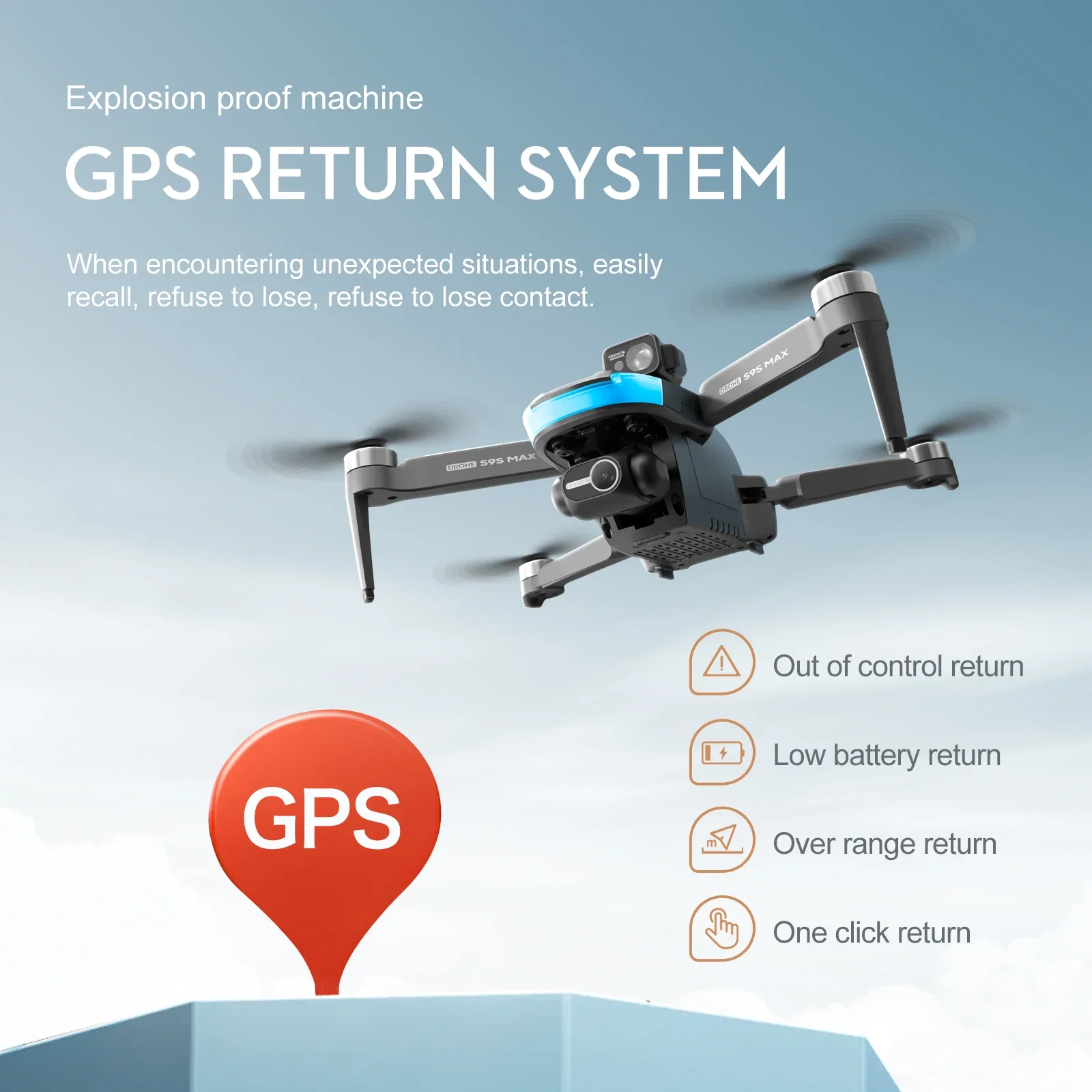 NEW S9S MAX MINI Drone 4K 2-Ax - Drone Gps Mount recensie en prijs