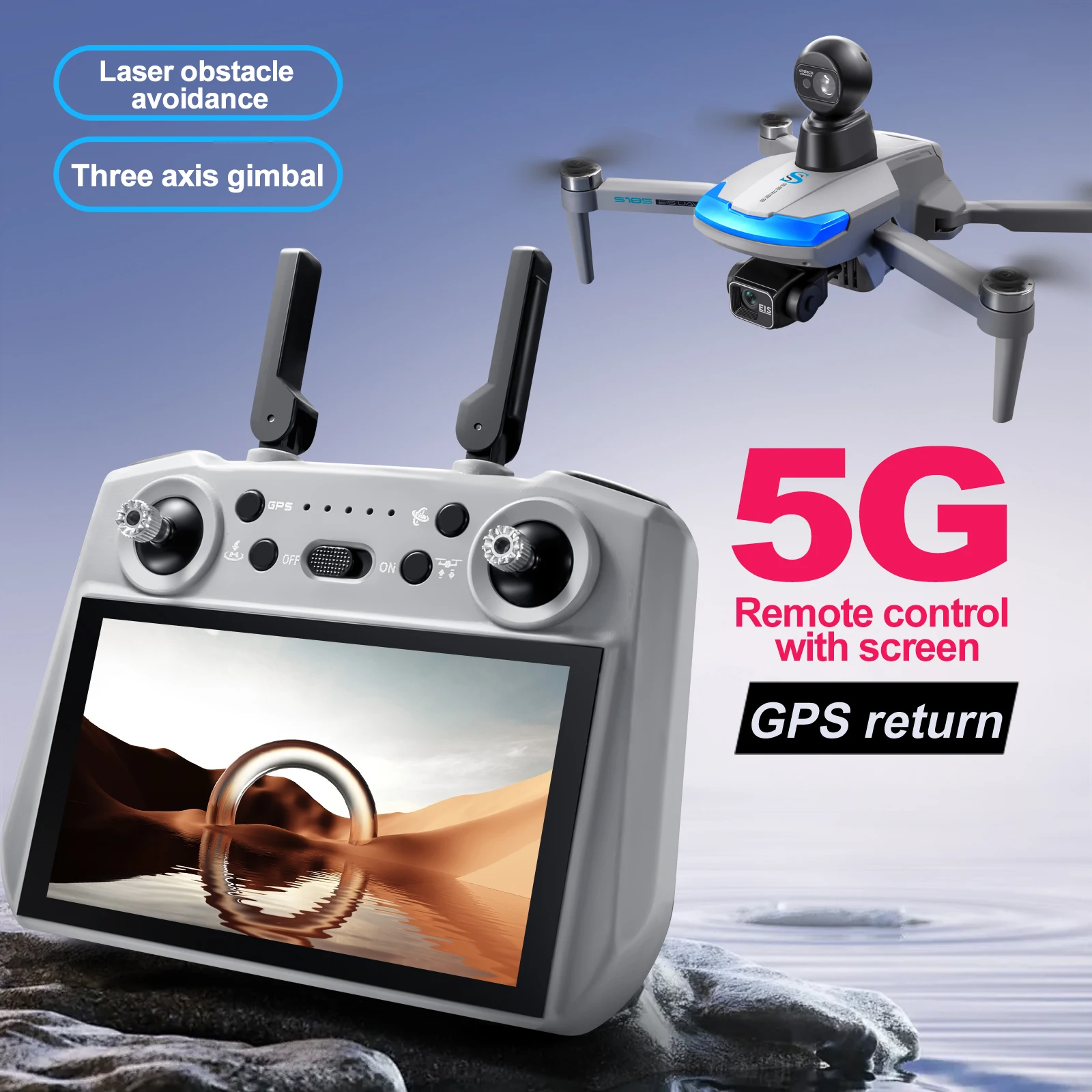 S185 Professional Drone 2.7K H - Drone Gps Mount recensie en prijs
