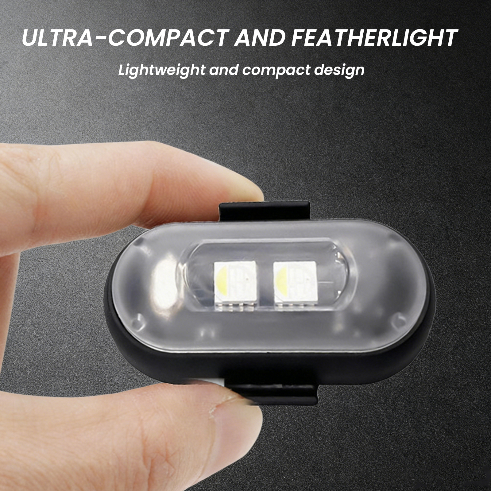 2/4/6PCS Wireless LED Strobe L - Drone Led Light recensie en prijs