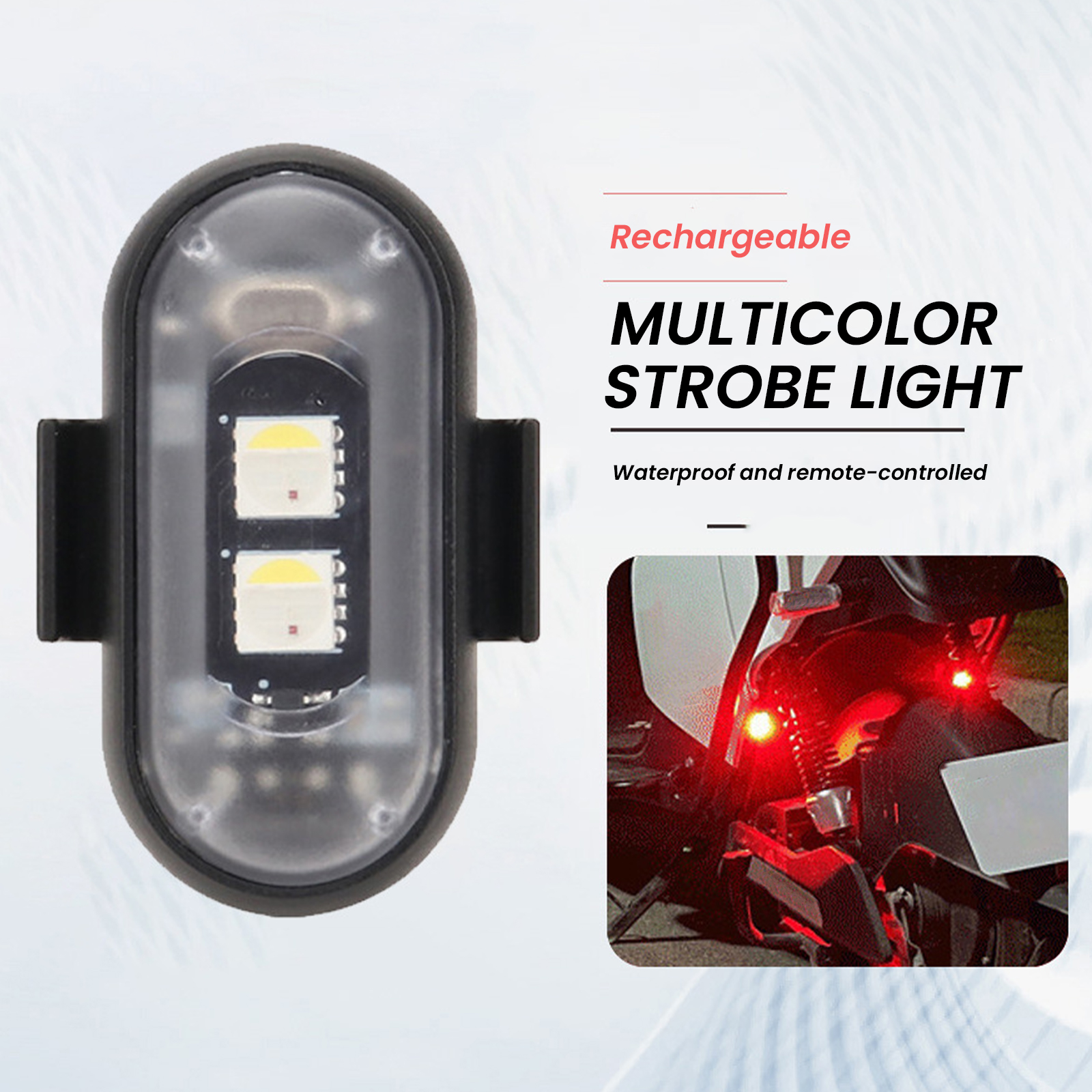 2/4/6PCS Wireless LED Strobe L - Drone Led Light recensie en prijs
