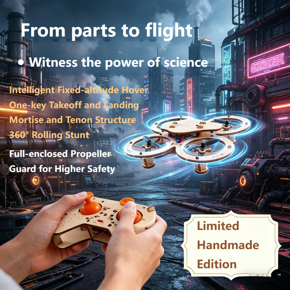 2026 New Wooden DIY Assembled  - Drone Battery recensie en prijs