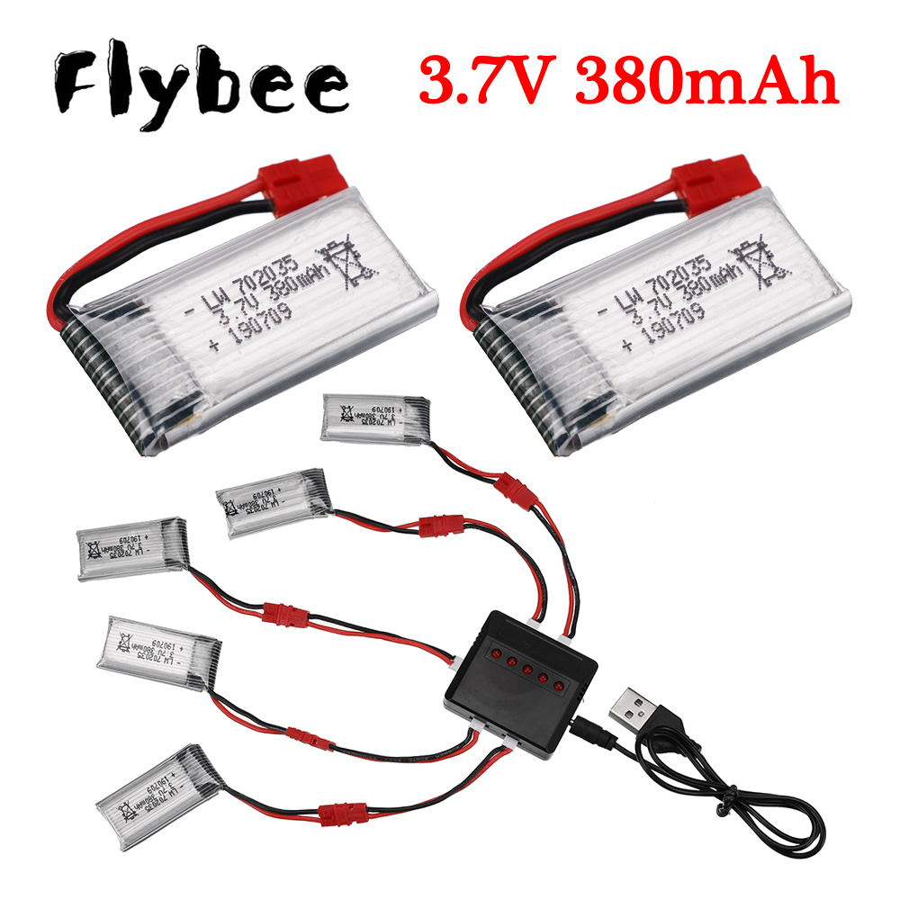 3.7V 380mAh Lipo Battery With  - Drone Charger recensie en prijs