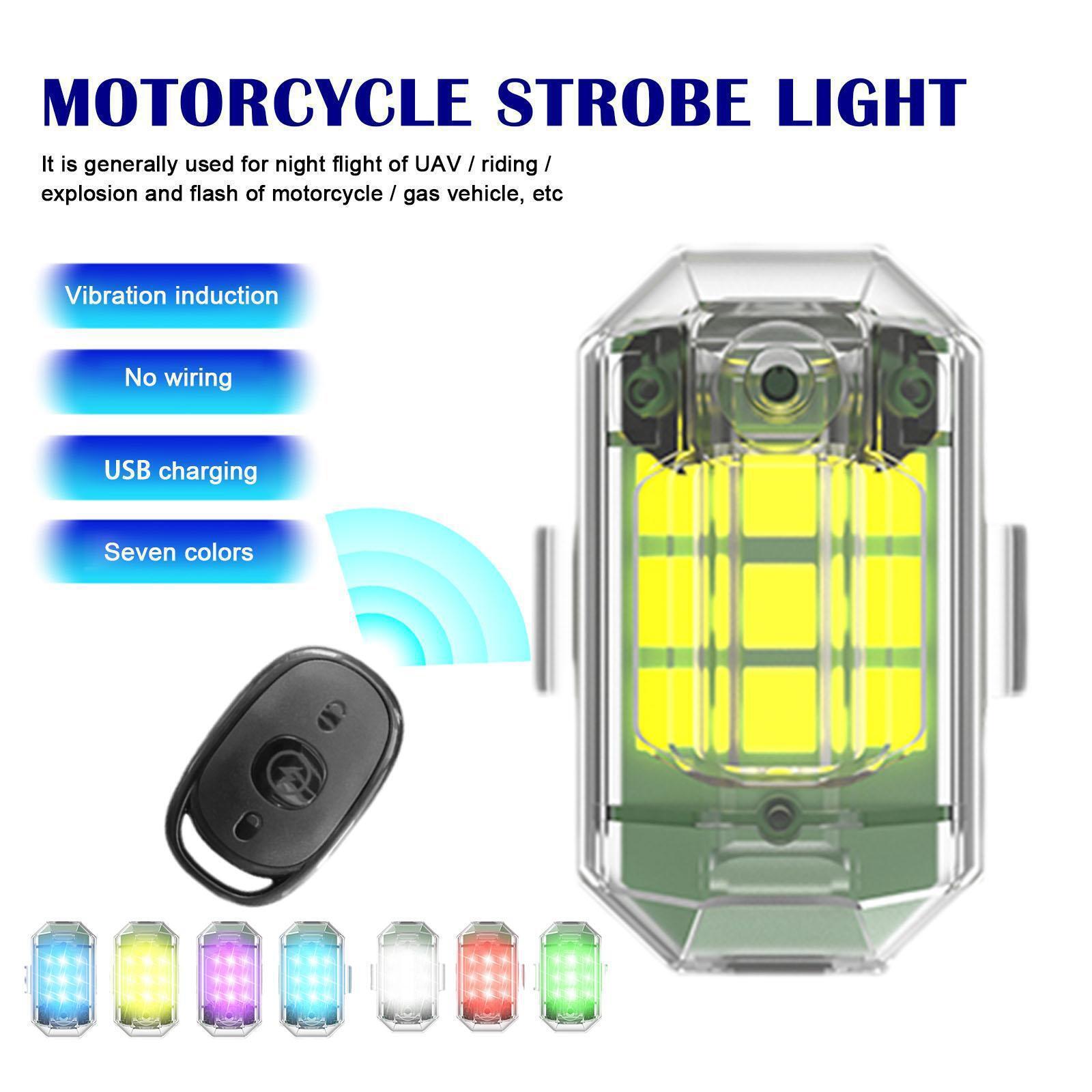 1/2/4Pc Remote Motorcycle Ligh - Drone Led Light recensie en prijs