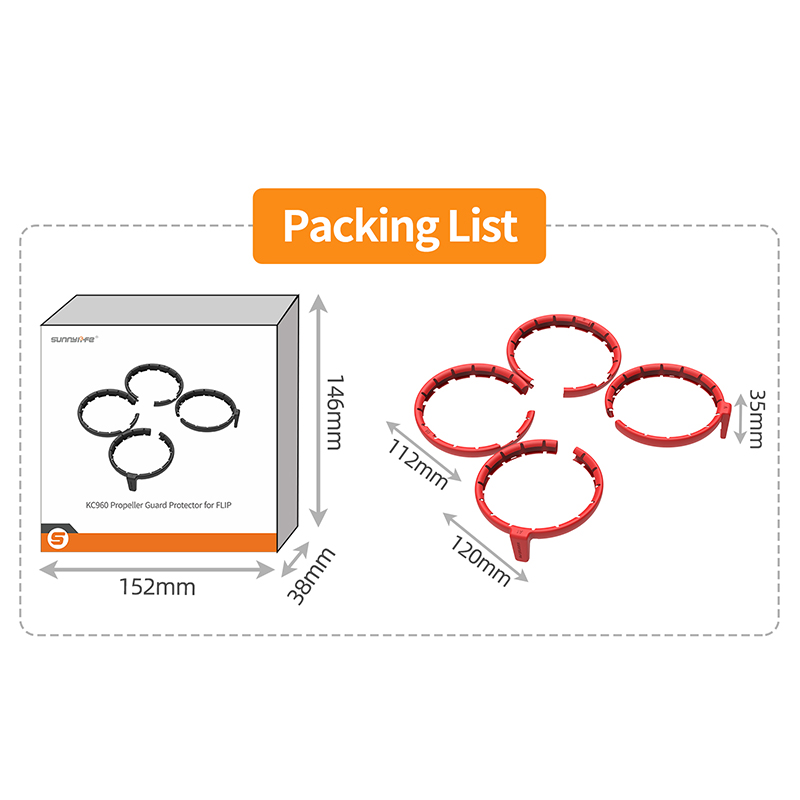 For DJI Flip Drone Propeller G - Drone Propeller Guard recensie en prijs