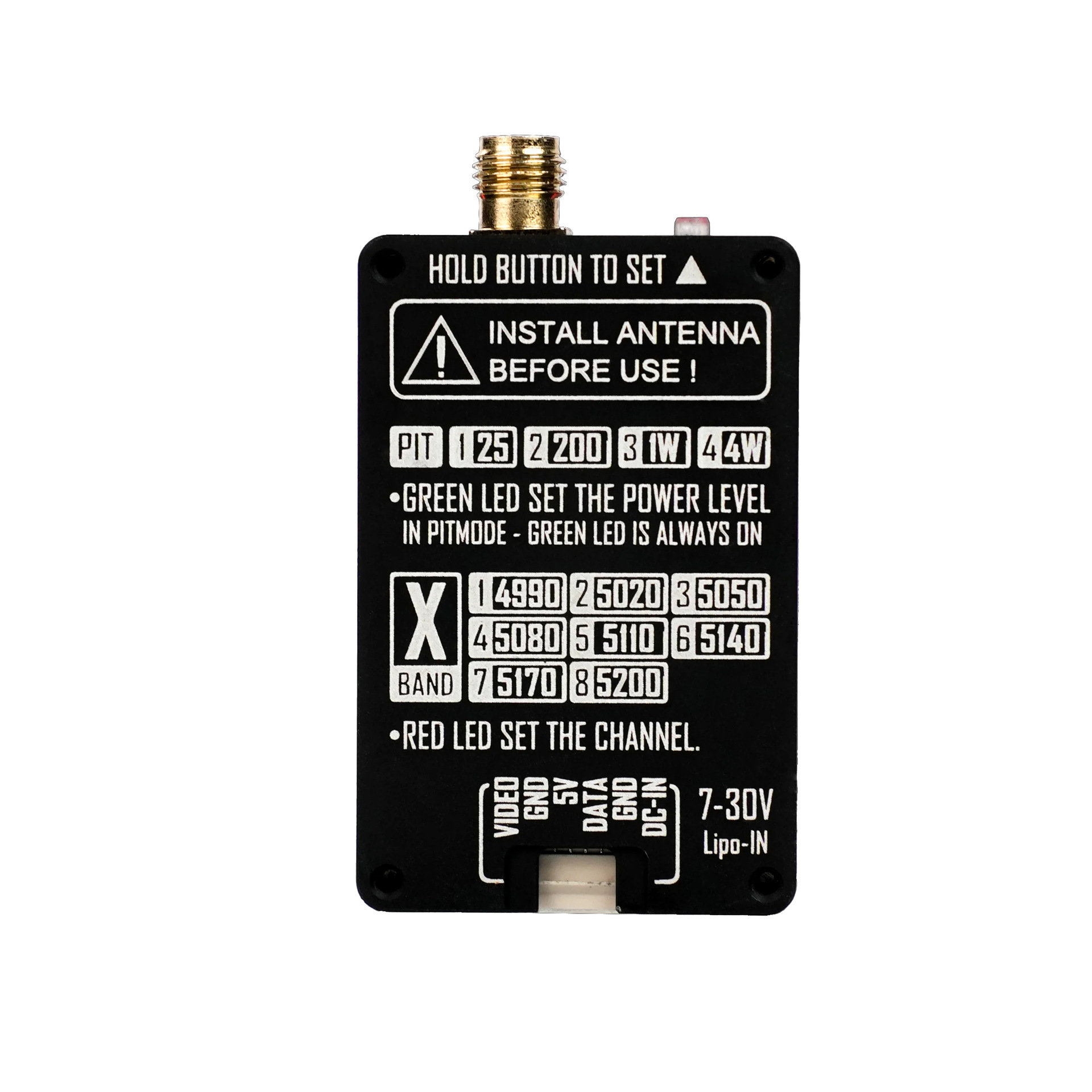 VTX RUSHFPV 4.9G 4W Video Tran - Drone Transmitter recensie en prijs